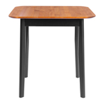 Стол Соната Люкс/ Sonata Lux table, 75х75х75 см массив сосны, антик/чёрный, 75х75х75 см