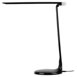 Настольный светильник ЭРА NLED-482-10W-BK светодиодный с ночником черный | Светодиодные настольные лампы