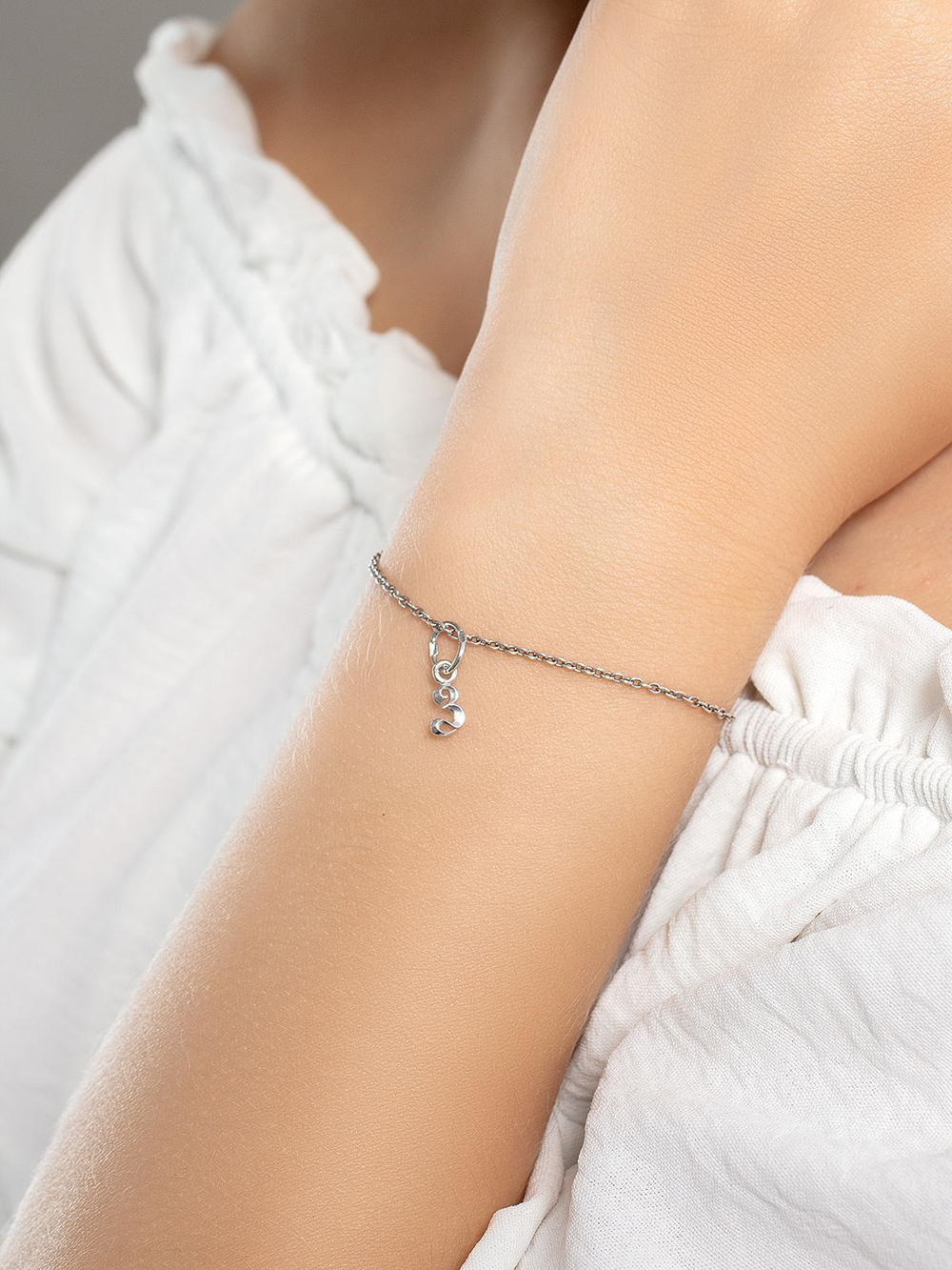 Серебряная подвеска Буква З