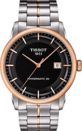 Мужские швейцарские наручные часы Tissot Luxury Powermatic T086.407.22.051.00