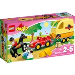 LEGO Duplo: Трейлер для лошадок 10807 — Horse Trailer — Лего Дупло