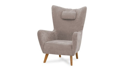 Кресло Лестер 2 Vivaldi 21 (137140) 77*91*107 см, Бежевый Велюр Нераскладной Фиеста в наличии