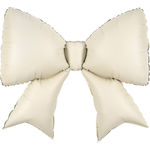 К Фигура Бант кремовый сатин, 38"/97см (БГ-46)