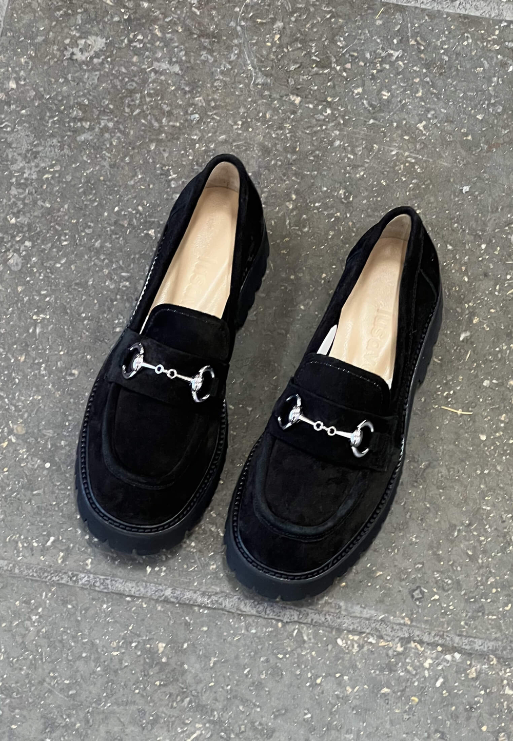 Лоферы // Black // Suede