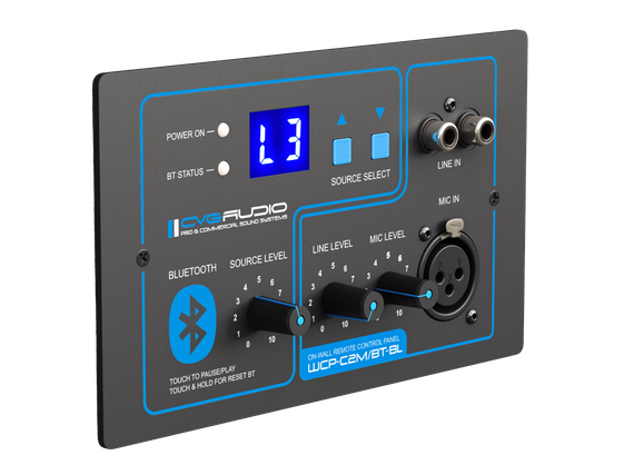 CVGAUDIO WCP-C2M/BT-BL настенный зональный контроллер