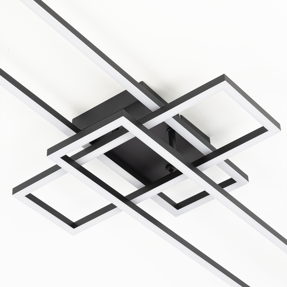 Citilux KUBIT CL201131 Люстра потолочная с пультом Чёрная