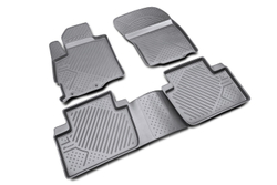 Коврики Standard, в салон PEUGEOT 4007 2007- , 4 шт. (полиуретан, чёрные) Element.NLC.38.10.210