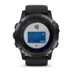 Смарт-часы Garmin Fenix 5X Plus Sapphire, черный, 010-01989-11