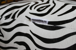 Пуфик куб Зебра