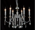 Подвесная люстра Crystal Lux MERCEDES MERCEDES SP6 CHROME/SMOKE