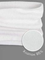 Шапка детская осенняя на завязках и снуд