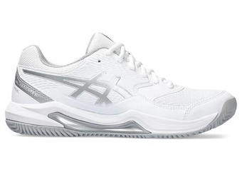 Женские кросовки для Padel Asics Gel-Dedicate 8 Padel - white/pure silver