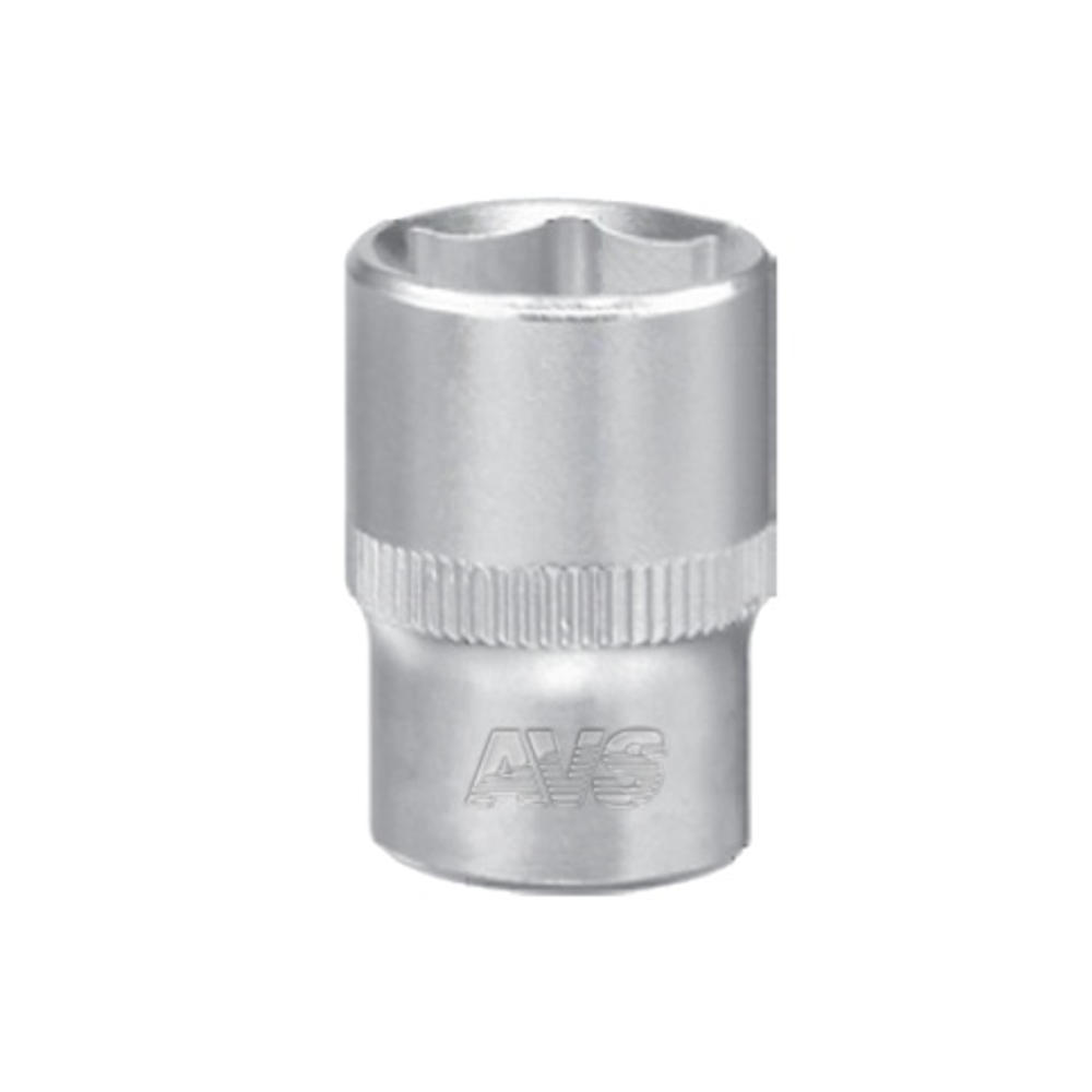 Головка торцевая 6-гранная 1/4''DR (12 мм) AVS H01412