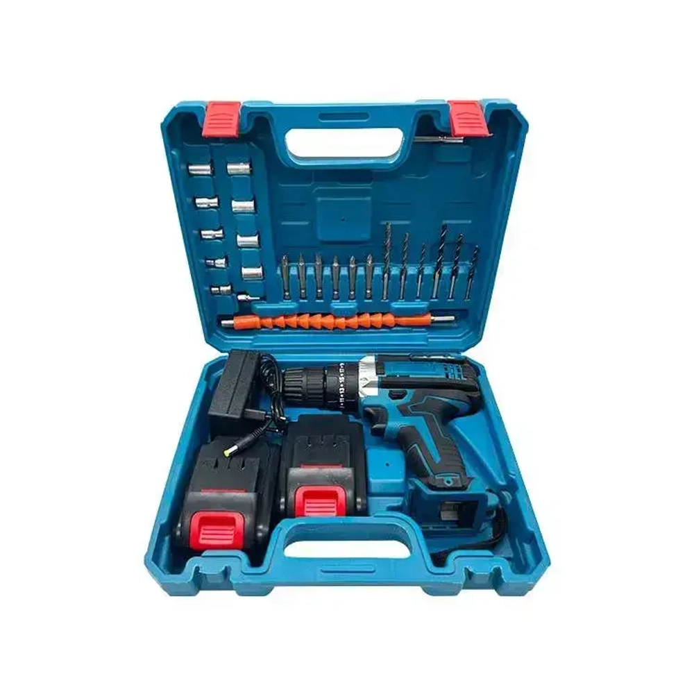 Шуруповерт, 24 В, 41 Нм, 2 АКБ