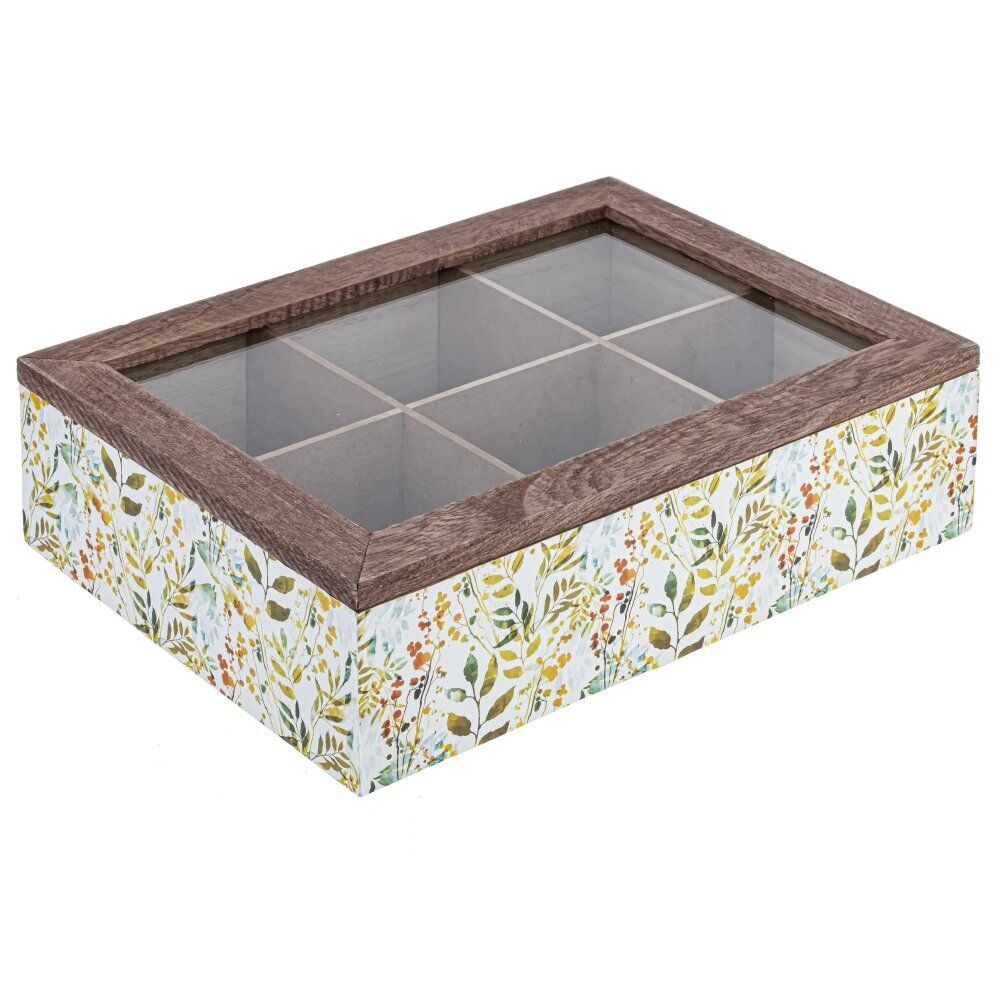 GAEM Шкатулка дя чайных пакетиков, L24 W17 H6,5 см