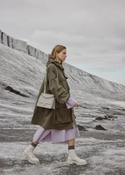 POLENE СУМКА NUMERO SEPT, ЦВЕТ МЕЛА