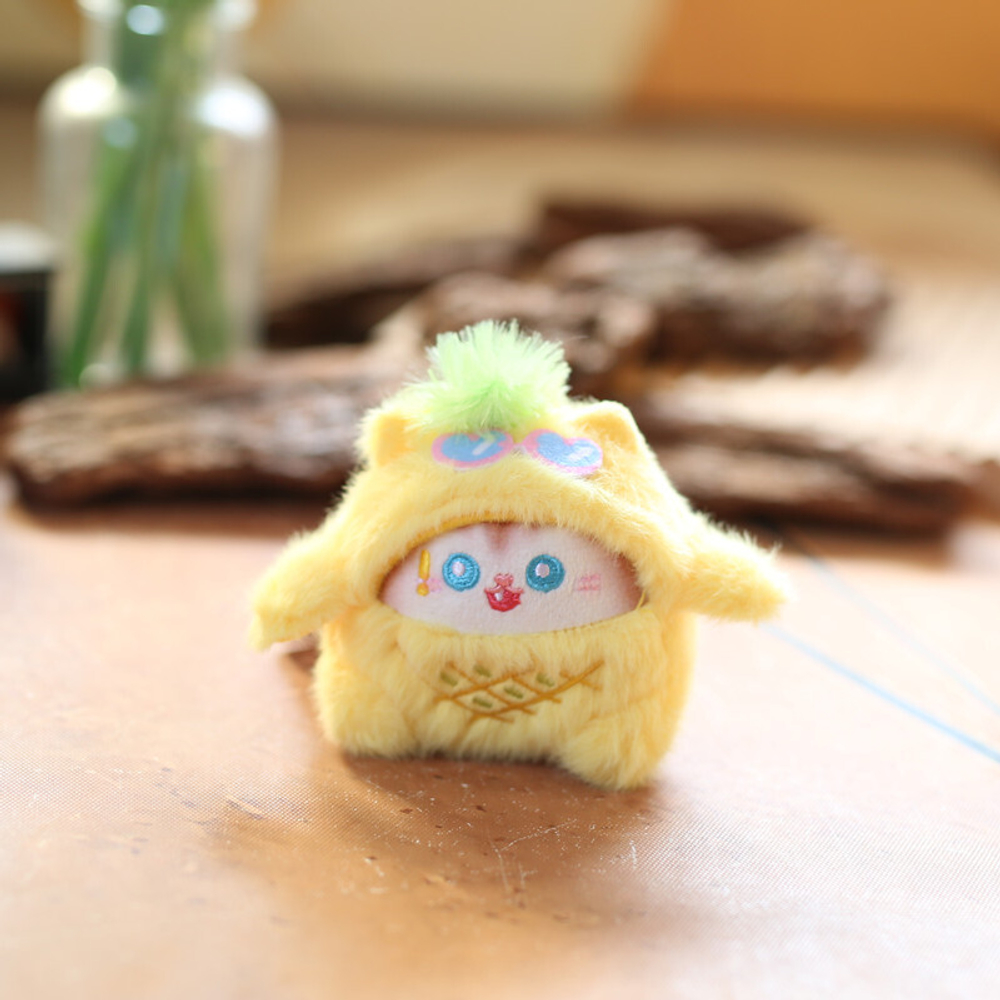 Мягкая игрушка "Котик в пушистом костюме"