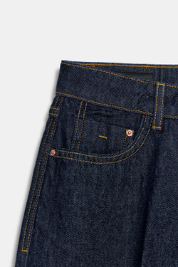 ZARA ДЛИННЫЕ ДЖИНСОВЫЕ ШОРТЫ Z1975, СИНИЙ