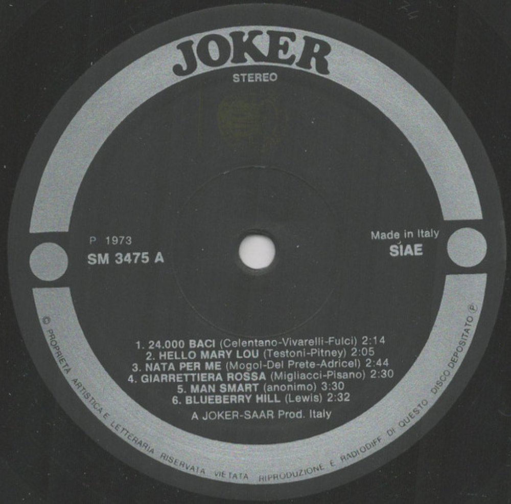 Adriano Celentano / La Sua Storia (58 Successi) (4LP)