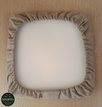 Набор чехлов на табурет из гобелена Лаванда и кружево (33х33 см) - 2шт