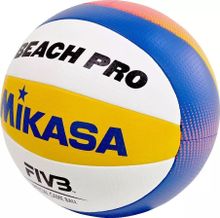 Мяч волейбольный пляжный MIKASA BV550C, размер 5, FIVB Approved
