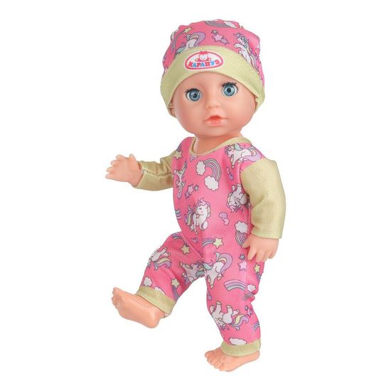 Пупс озвуч Шаинский музыка 20 см, пьет, писает, закр. глазки, 3 акс, 100 фраз КАРАПУЗ