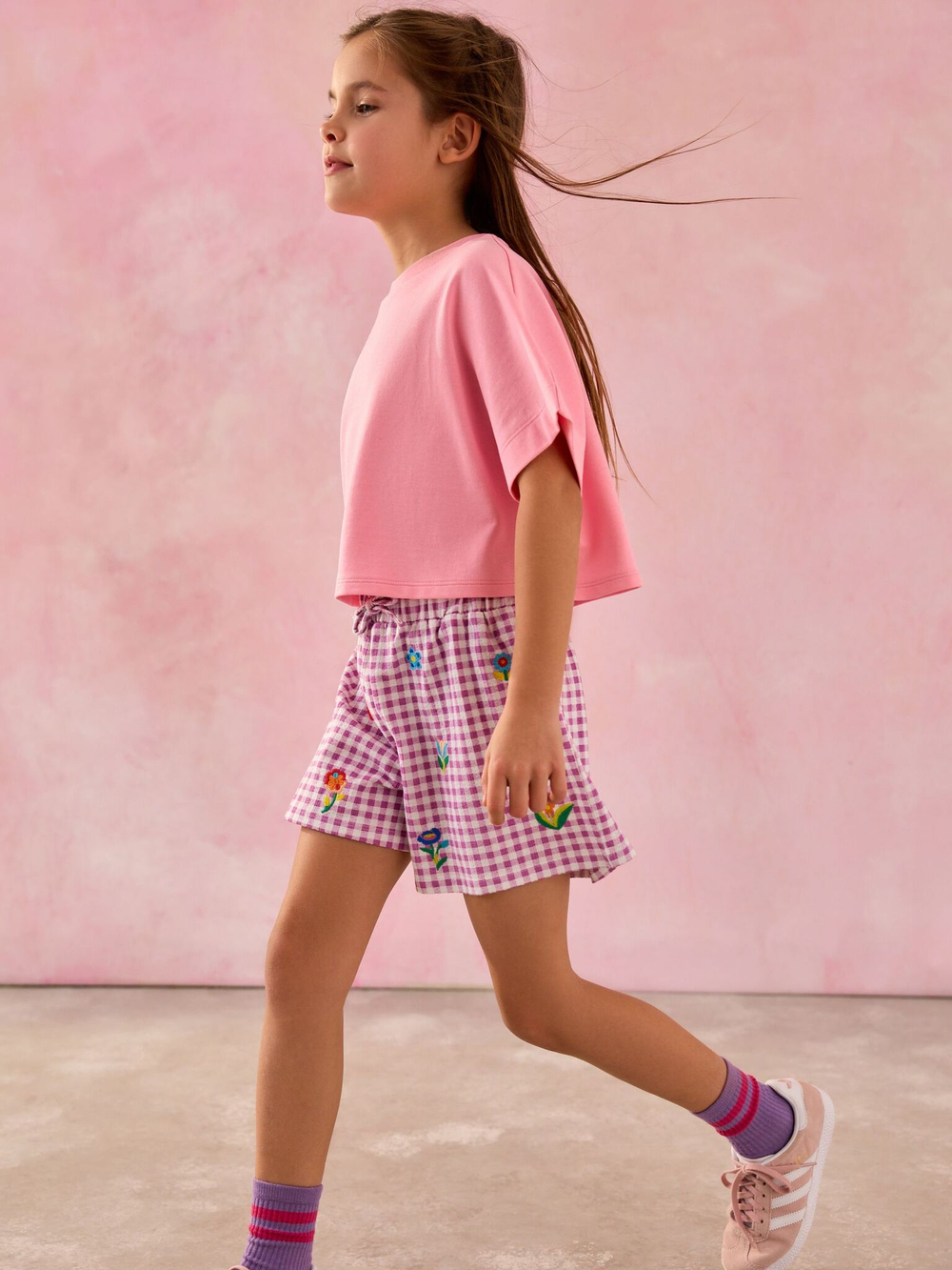 Футболка для девочки Next AH9-550, Розовый