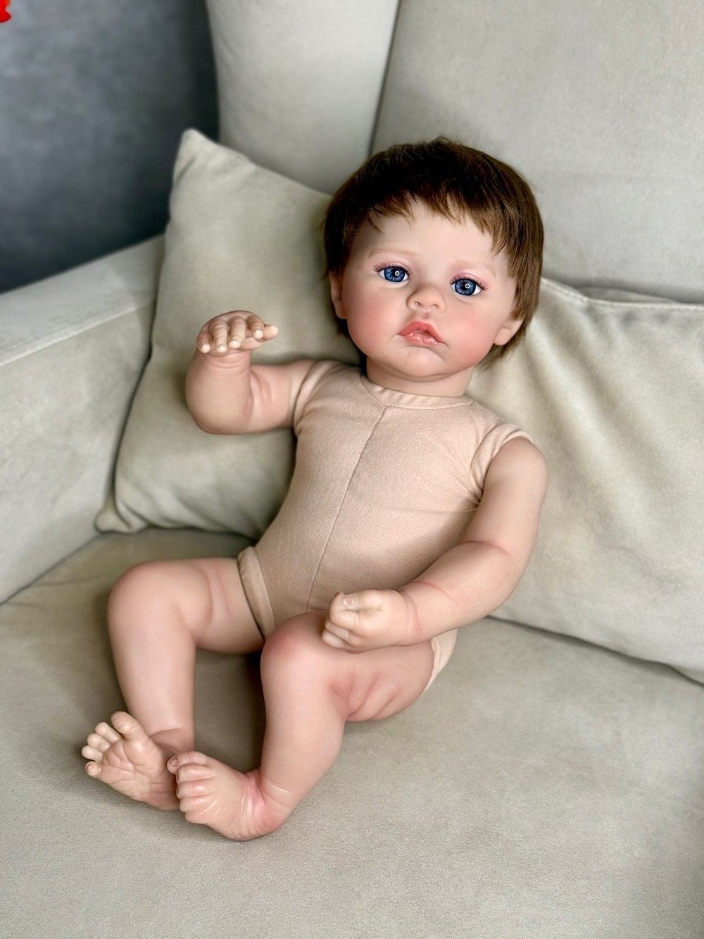 Кукла Реборн мягконабивная 46см (FA-537)