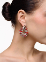 Серьги "Character New" Red Agate