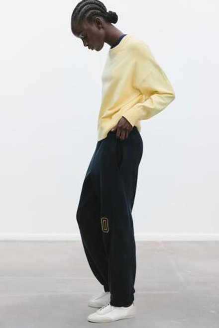 ZARA ОДНОТОННАЯ ТОЛСТОВКА, ЖЕЛТЫЙ