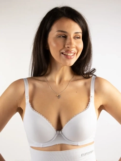 Бюстгальтер для кормления "Элизе" белый