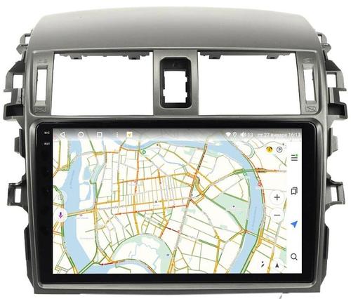Магнитола для Toyota Corolla E150 2007-2013 (большая рамка) - Vaycar VA77-0063-2K-2 на Android 13, Быстрая, 2K QLED, CarPlay,4G SIM-слот