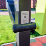 P-1801 Уличный тренажер Жим вверх с переменной нагрузкой ZAVODSPORTA