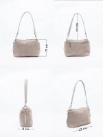 Сумка через плечо маленькая натуральная замша