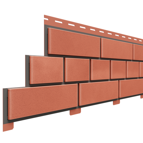 Фасадная панель Dolomit Кирпич Красный