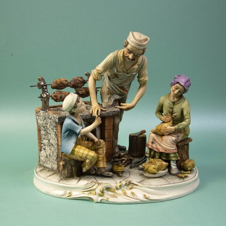 Фарфоровая мануфактура Capodimonte «Опытный повар»