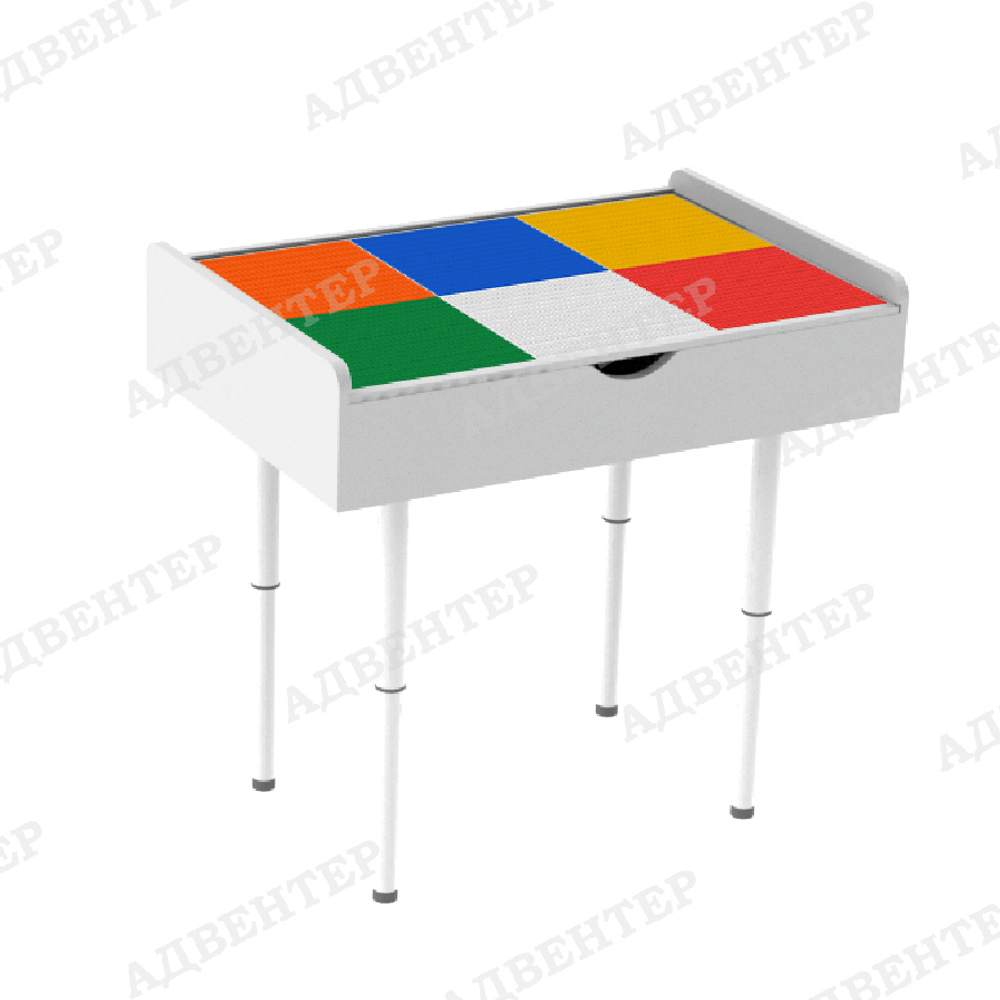 Стол регулируемый с ЛЕГО панелями