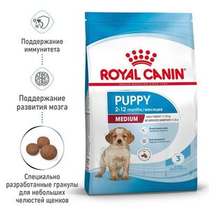 Корм для щенков средних пород, Royal Canin Medium Puppy
