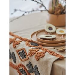 Дорожка на стол с вышивкой Abstract play из коллекции Ethnic, 45х150 см