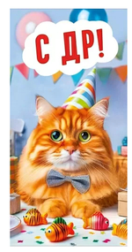 Конверт для денег "С ДР!" 70000999 (Мир поздравлений)