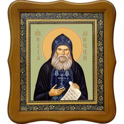 Илия Макеевский (Ганжа) преподобный. Икона на холсте.