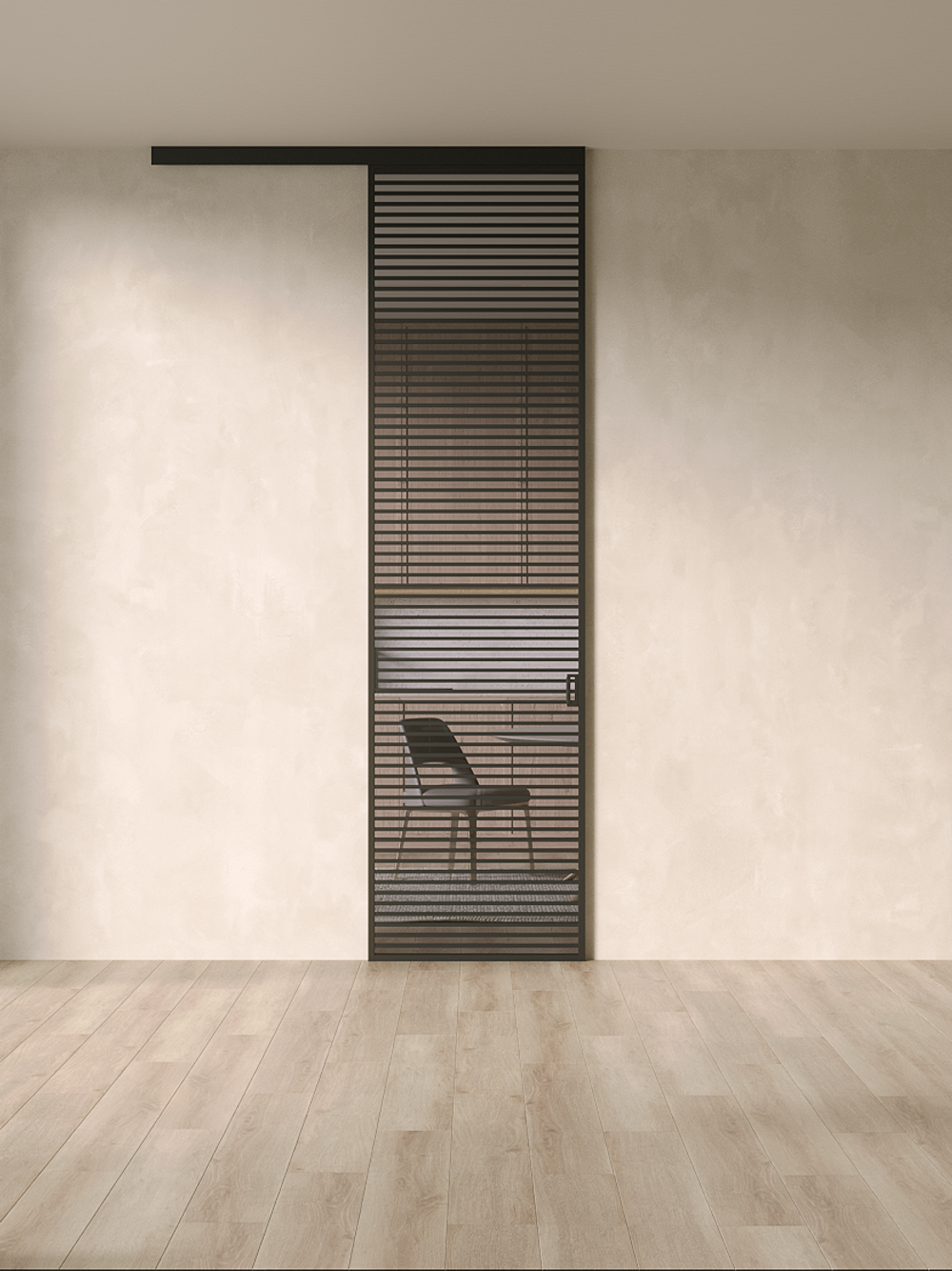Раздвижная алюминиевая перегородка Minoli Split 15