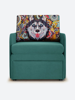 Кресло-кровать "Миник" с подлокотниками, купон Хаски