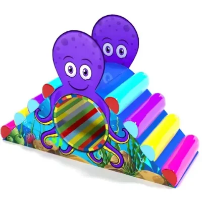 Веселое колесо "Осьминожка" (120x270x160 см) с механическим приводом