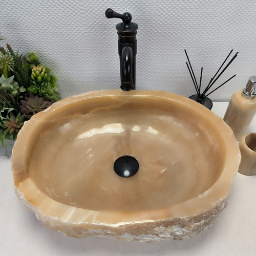 Раковина из оникса Erozy Yellow EO-62231 53*40*15 0095