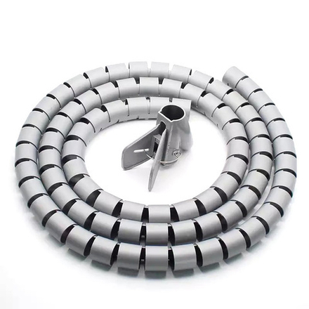 Пластиковый спиральный рукав Ripo для кабеля диаметр15 мм (2 м) и инструмент ST-15