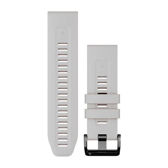 Ремешок силиконовый 26 мм для Garmin Fenix 7x Premium быстросъемный QuickFit (Белый)