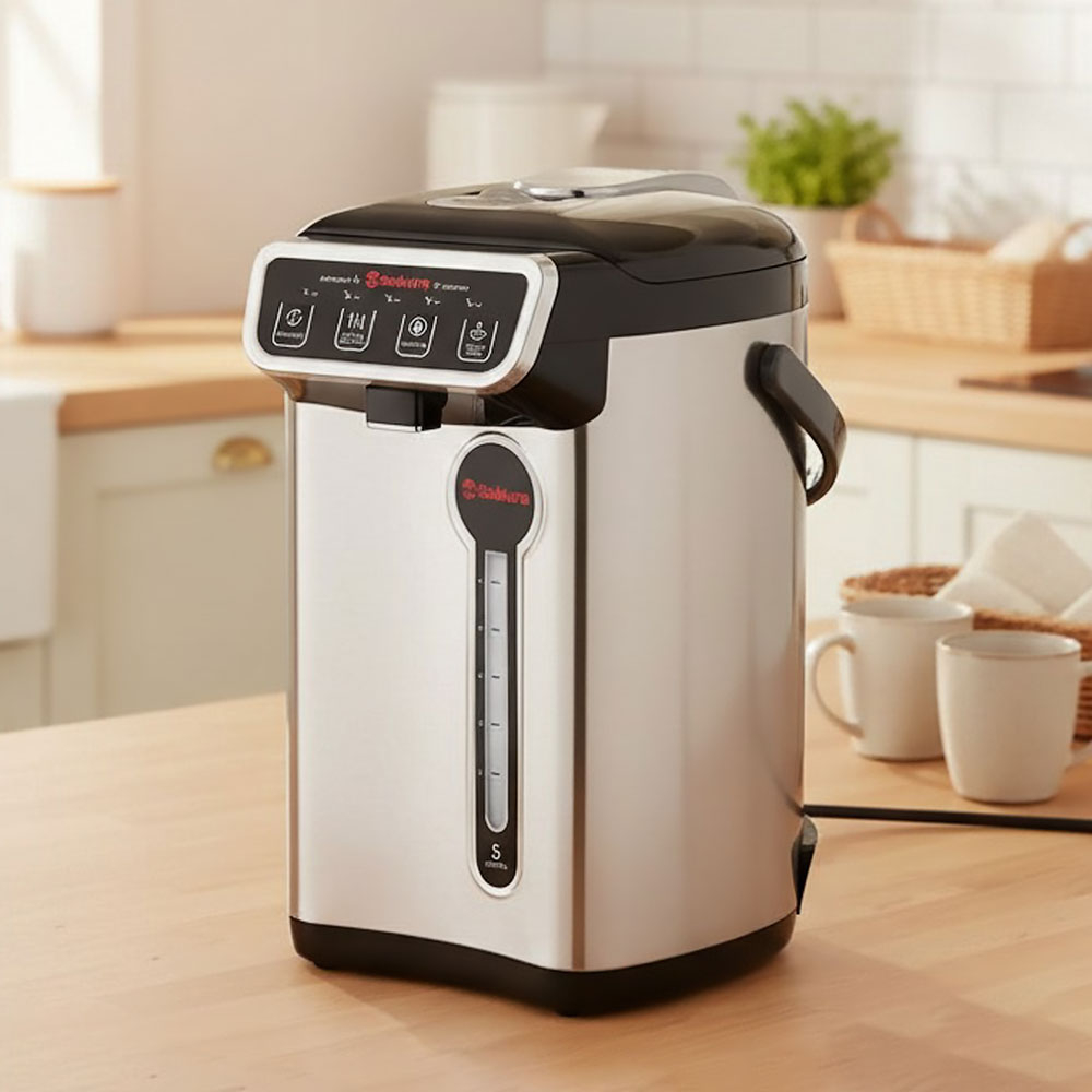 Термопот 5л нерж с черным SA-1304BS Premium