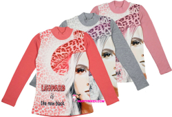 водолазка Леопард  теплая начес  1930