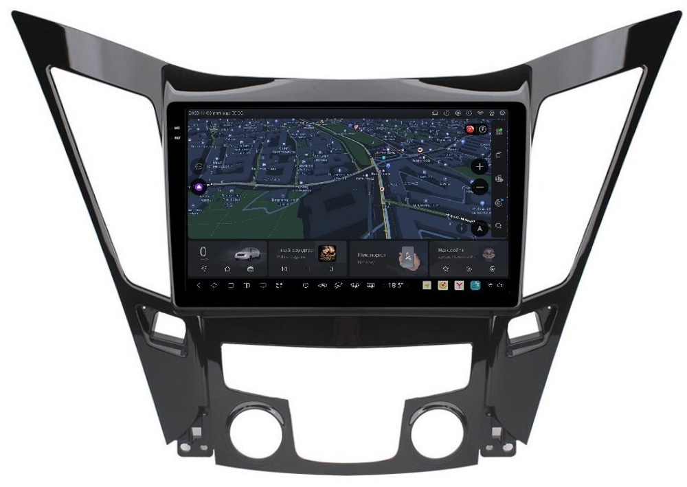 Магнитола для Hyundai Sonata 2010-2013 (YF) - Carmedia OL-9716 QLed+2K, Android 13, UIS7870 (DUDU7), CarPlay, SIM-слот